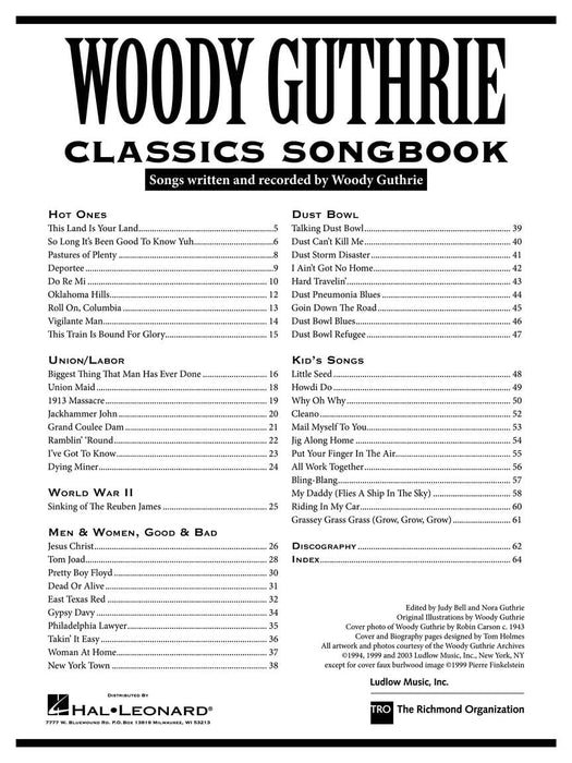 Woody Guthrie Songbook | 小雅音樂 Hsiaoya Music