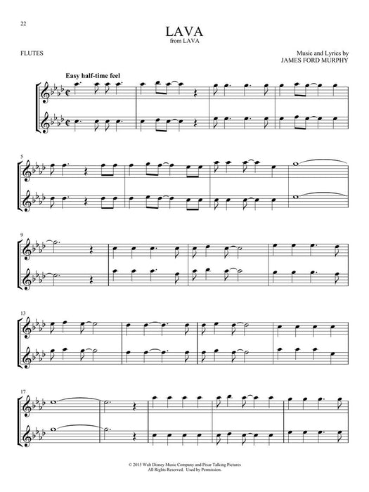 Disney Favorites for Two Easy Instrumental Duets - Flute Edition 長笛 二重奏 | 小雅音樂 Hsiaoya Music