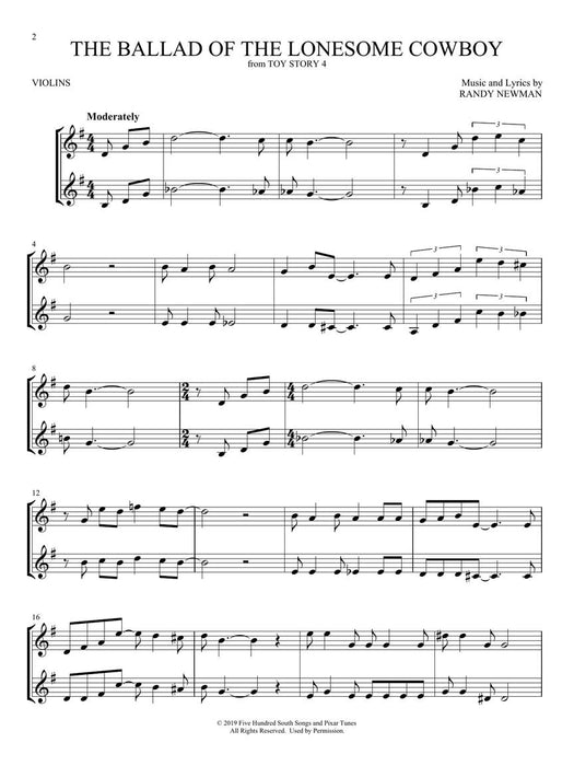 Disney Favorites for Two Easy Instrumental Duets - Violin Edition 小提琴 二重奏 | 小雅音樂 Hsiaoya Music