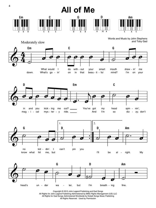 Beautiful Ballads - Super Easy Songbook 鋼琴 敘事曲 | 小雅音樂 Hsiaoya Music