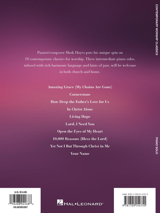 Contemporary Worship Classics 10 Richly-Arranged Piano Solos by Mark Hayes 鋼琴 | 小雅音樂 Hsiaoya Music