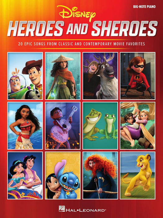 Disney Heroes and Sheroes for Big-Note Piano 鋼琴 | 小雅音樂 Hsiaoya Music