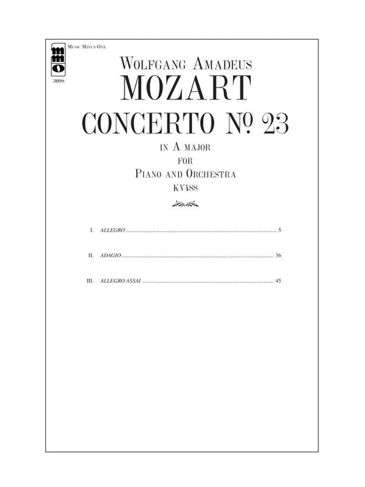 Mozart - Concerto No. 23 in A Major, KV488 Music Minus One Piano 莫札特 協奏曲 鋼琴 | 小雅音樂 Hsiaoya Music