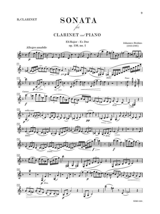 Brahms - Sonatas in F Minor and E-flat, Op. 120 Music Minus One Clarinet 布拉姆斯 奏鳴曲 豎笛 | 小雅音樂 Hsiaoya Music