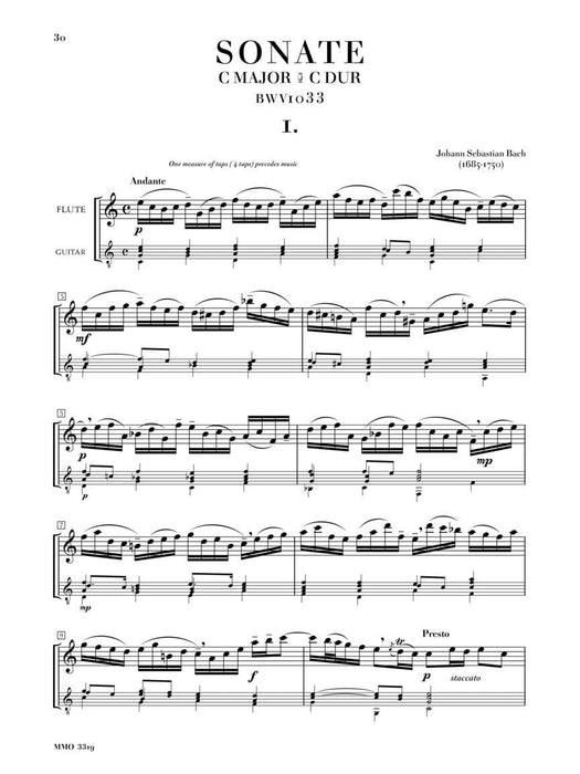 Flute & Guitar Duets - Vol. I Music Minus One Flute and Guitar 長笛 吉他 二重奏 長笛 吉他 | 小雅音樂 Hsiaoya Music