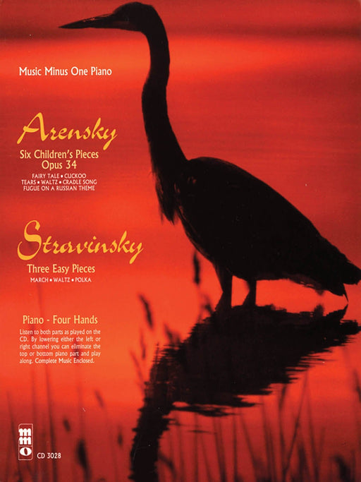 Arensky - 6 Pieces Enfantines, Op. 34; Stravinsky - 3 Easy Pieces for Piano Duet Music Minus One Piano 阿倫斯基 小品 小品 四手聯彈 鋼琴 | 小雅音樂 Hsiaoya Music