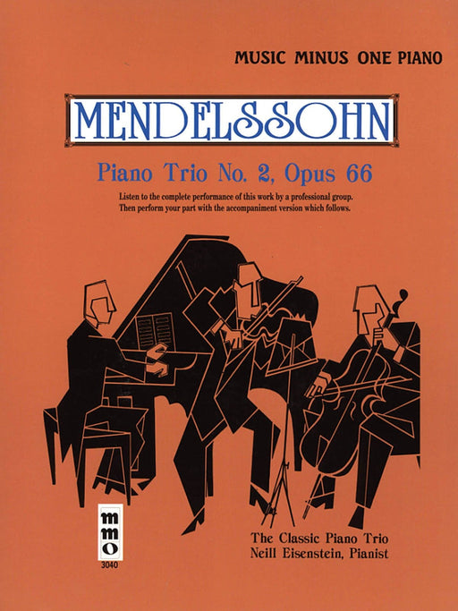 Mendelssohn - Piano Trio No. 2 in C Minor, Op. 66 Music Minus One Piano 鋼琴 三重奏 鋼琴 | 小雅音樂 Hsiaoya Music