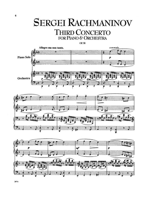 Rachmaninov Concerto No. 3 in D Minor, Op. 30 Music Minus One Piano 拉赫瑪尼諾夫 協奏曲 鋼琴 | 小雅音樂 Hsiaoya Music