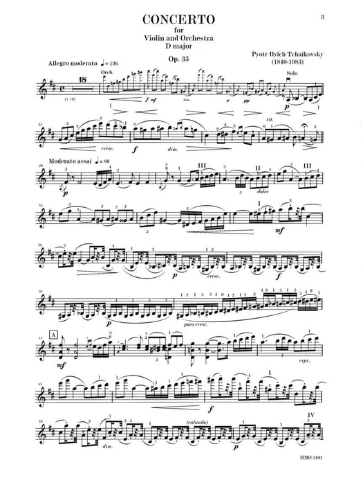 Tchaikovsky - Violin Concerto in D Major, Op. 35 Music Minus One Violin 柴科夫斯基,彼得 小提琴 協奏曲 小提琴 | 小雅音樂 Hsiaoya Music