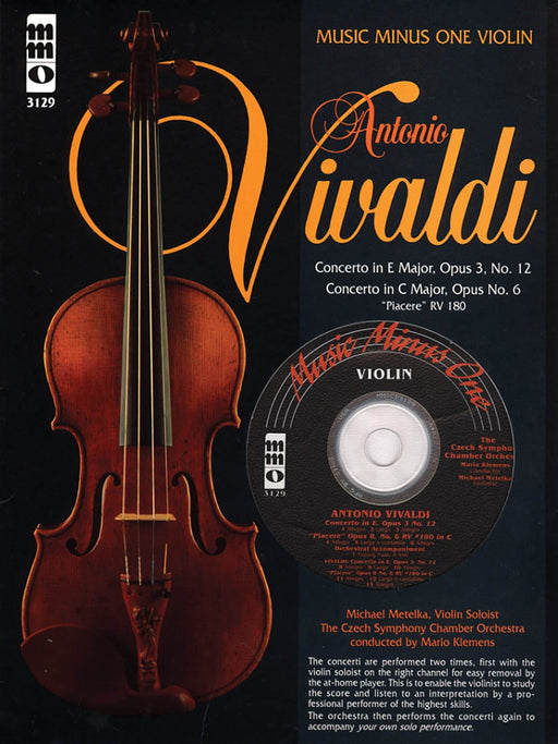 Vivaldi - Concerto in E Major, Op. 3, No. 12 & Concerto in C Major, Op. 6 Piacere RV 180 Music Minus One Violin 韋瓦第 協奏曲 協奏曲 小提琴 | 小雅音樂 Hsiaoya Music