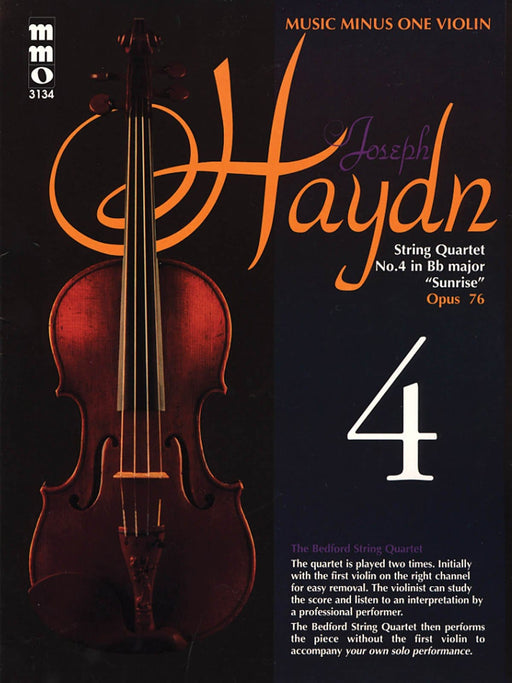 Haydn - String Quartet No. 4 in B-flat Major, Sunrise, Op. 76 Violin Play-Along Pack 弦樂四重奏 小提琴 | 小雅音樂 Hsiaoya Music
