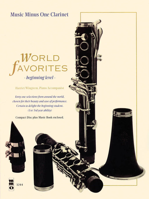 World Favorites - Beginning Level Music Minus One Clarinet 豎笛 | 小雅音樂 Hsiaoya Music