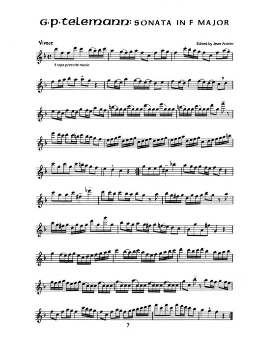 3 Flute Sonatas - Handel, Telemann, Marcello Music Minus One Flute 長笛 奏鳴曲 大提琴 長笛 | 小雅音樂 Hsiaoya Music