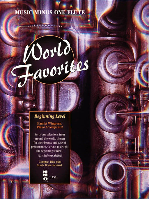 World Favorites - Beginning Level Music Minus One Flute 長笛 | 小雅音樂 Hsiaoya Music
