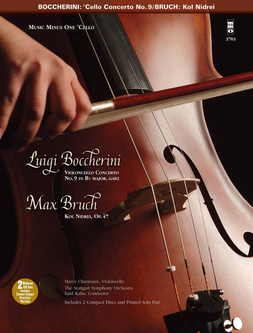 Boccherini - Violoncello Concerto No. 9 in B-flat Major, G482 & Bruch - Kol Nidrei, Op. 47 Music Minus One Cello Deluxe 2-CD Set 玻凱利尼 大提琴協奏曲 晚禱 大提琴 | 小雅音樂 Hsiaoya Music