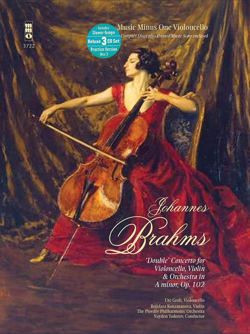 Brahms - Double Concerto for Violoncello, Violin & Orchestra in A minor, Op. 102 Music Minus One Cello Deluxe 3-CD Set 布拉姆斯 複協奏曲 大提琴小提琴管弦樂團 大提琴 | 小雅音樂 Hsiaoya Music