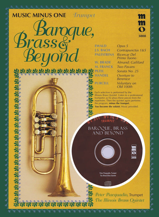 Baroque, Brass & Beyond Music Minus One Trumpet 巴洛克銅管 小號 | 小雅音樂 Hsiaoya Music