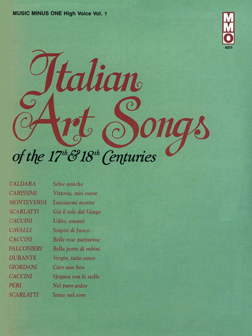 Italian Art Songs of the 17th & 18th Centuries Music Minus One High Voice Vol. 1 高音 | 小雅音樂 Hsiaoya Music