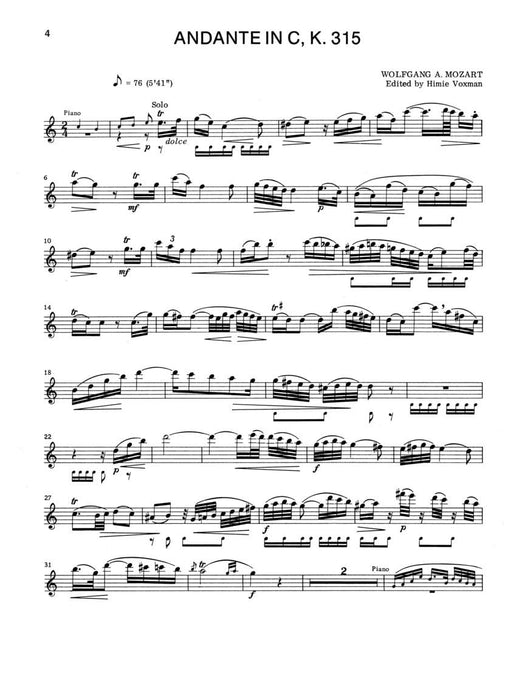 Intermediate Flute Solos - Volume 3 Music Minus One Flute 長笛 獨奏 長笛 | 小雅音樂 Hsiaoya Music