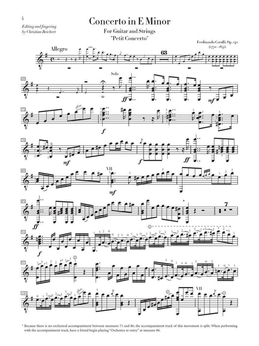 Carulli - Two Guitar Concerti (E Minor Op. 140 and A Major Op. 8a) Music Minus One Guitar 吉他 | 小雅音樂 Hsiaoya Music