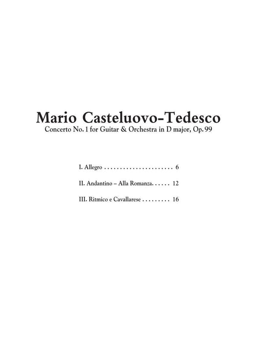 Castelnuovo-Tedesco - Guitar Concerto No. 1 in D Major, Op. 99 Music Minus One Guitar 吉他 協奏曲 吉他 | 小雅音樂 Hsiaoya Music