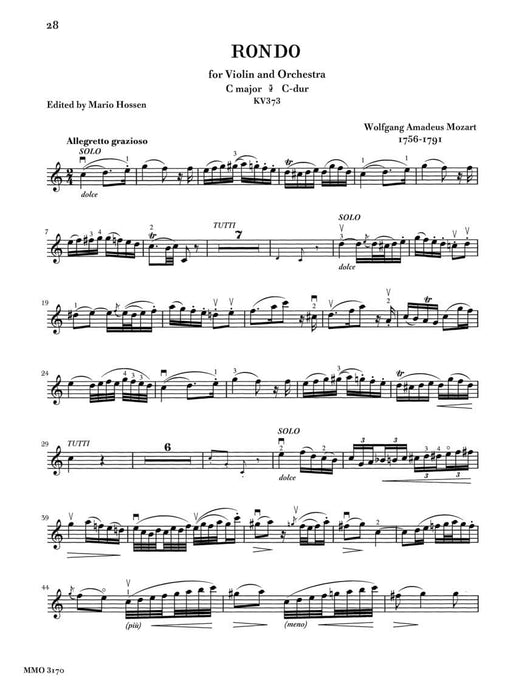 Mozart - Sinfonia Concertante in E-flat, KV364; Adagio in E; Rondo in C Music Minus One Violin 莫札特 交響曲 複協奏曲 慢板 迴旋曲 小提琴 | 小雅音樂 Hsiaoya Music