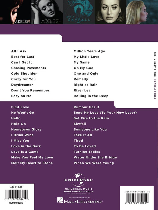 40 Adele Songs - Really Easy Piano 鋼琴 歌 | 小雅音樂 Hsiaoya Music