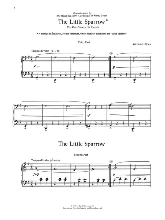 The Little Sparrow 1 Piano, 6 Hands 鋼琴 | 小雅音樂 Hsiaoya Music