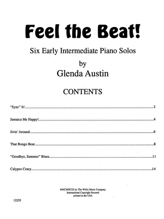 Feel the Beat! Pianovations Composer Series/Early Intermediate Level 鋼琴 作曲家 | 小雅音樂 Hsiaoya Music