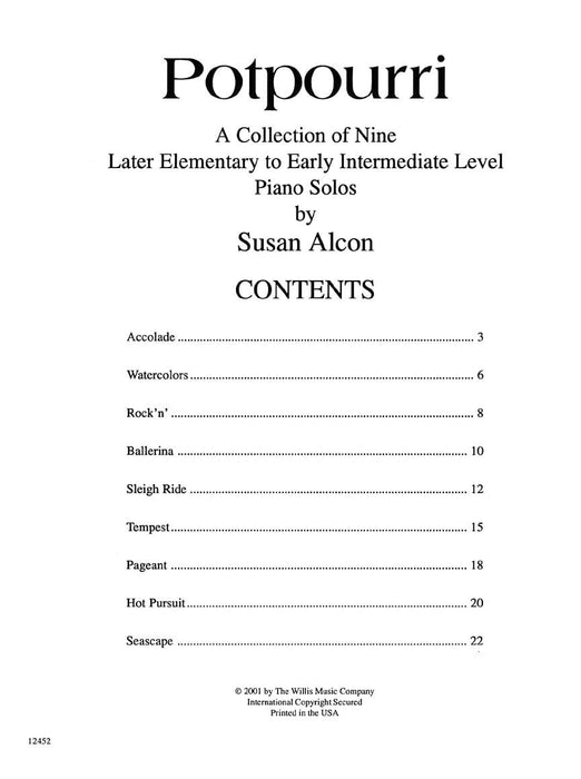 Potpourri Pianovations Composer Series/Early Intermediate Level 鋼琴 作曲家 | 小雅音樂 Hsiaoya Music