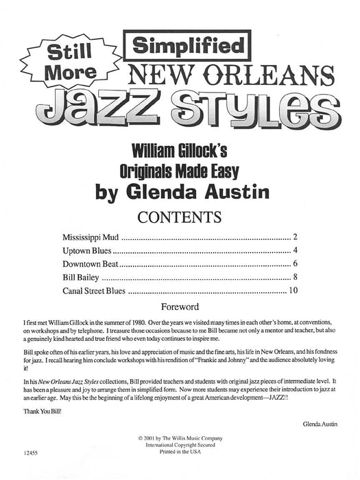 Still More Simplified New Orleans Jazz Styles Later Elementary Level 爵士音樂 | 小雅音樂 Hsiaoya Music