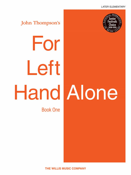 For Left Hand Alone - Book 1 National Federation of Music Clubs 2020-2024 Selection Later Elementary Level | 小雅音樂 Hsiaoya Music