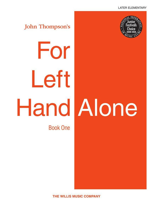 For Left Hand Alone - Book 1 National Federation of Music Clubs 2020-2024 Selection Later Elementary Level | 小雅音樂 Hsiaoya Music