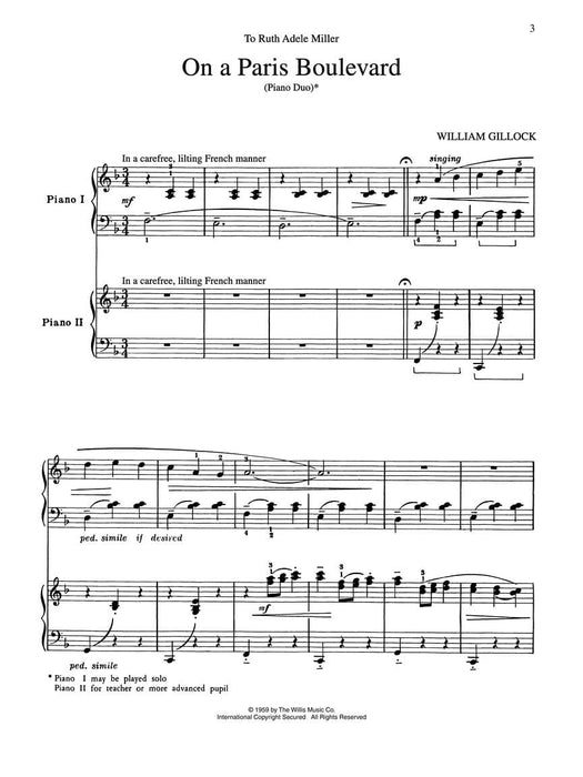 On a Paris Boulevard Later Elementary Level | 小雅音樂 Hsiaoya Music