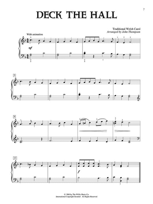 The John Thompson Book of Christmas Carols - 2nd Edition Later Elementary Level 耶誕頌歌 | 小雅音樂 Hsiaoya Music