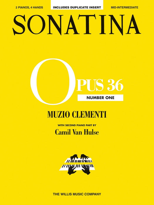 Sonatina Op. 36, No. 1 2 Pianos, 4 Hands/Mid-Intermediate Level 克雷門悌穆奇歐 小奏鳴曲 鋼琴 | 小雅音樂 Hsiaoya Music