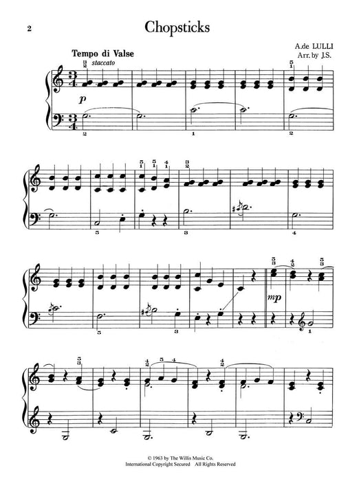 Chopsticks Elementary Level 筷子曲 | 小雅音樂 Hsiaoya Music