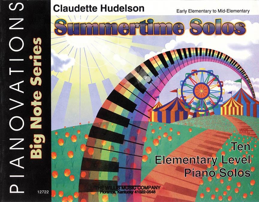 Summertime Solos Pianovations Big-Note Series/Early to Mid-Elementary Level 夏日時光獨奏 鋼琴 音符 | 小雅音樂 Hsiaoya Music