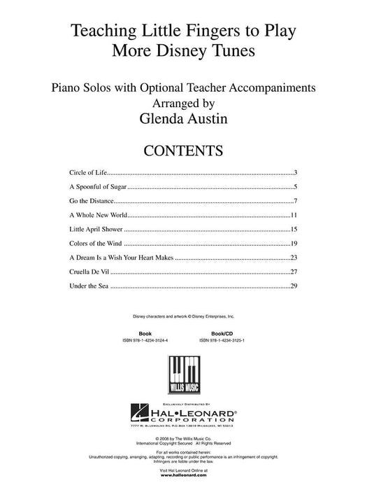 Teaching Little Fingers to Play More Disney Tunes Mid to Later Elementary Solos with Optional Accompaniment 獨奏 伴奏 | 小雅音樂 Hsiaoya Music