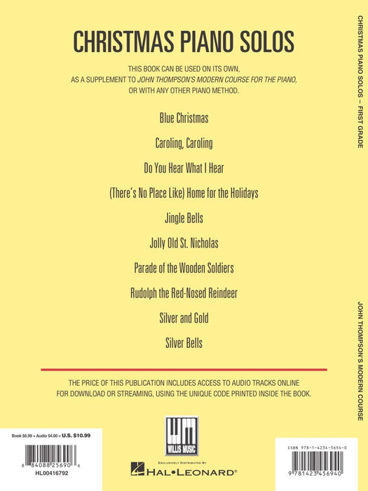 Christmas Piano Solos - First Grade (Book/Online Audio) John Thompson's Modern Course for the Piano 鋼琴 獨奏 鋼琴 | 小雅音樂 Hsiaoya Music