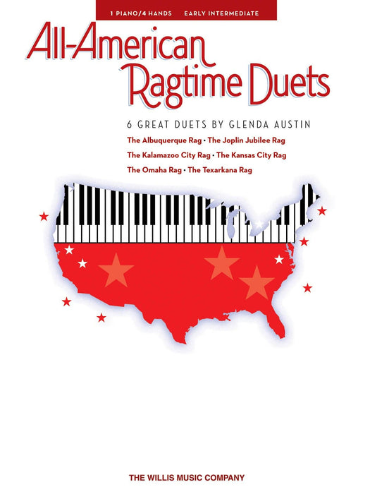 All-American Ragtime Duets 1 Piano, 4 Hands/Early Intermediate Level 繁音拍子二重奏 鋼琴 | 小雅音樂 Hsiaoya Music
