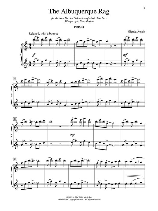 All-American Ragtime Duets 1 Piano, 4 Hands/Early Intermediate Level 繁音拍子二重奏 鋼琴 | 小雅音樂 Hsiaoya Music