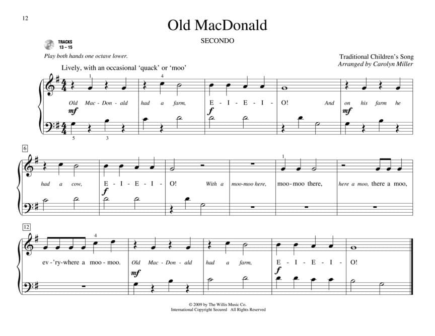 Teaching Little Fingers to Play Easy Duets Early Elementary Level 二重奏 | 小雅音樂 Hsiaoya Music