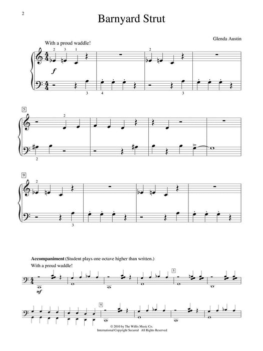 Barnyard Strut National Federation of Music Clubs 2014-2016 Selection Early Elementary Level | 小雅音樂 Hsiaoya Music