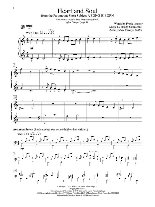 A Dozen a Day Songbook - Preparatory Book Mid-Elementary Level | 小雅音樂 Hsiaoya Music