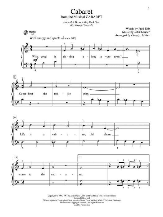 A Dozen a Day Songbook - Book 1 Later Elementary to Early Intermediate Level | 小雅音樂 Hsiaoya Music