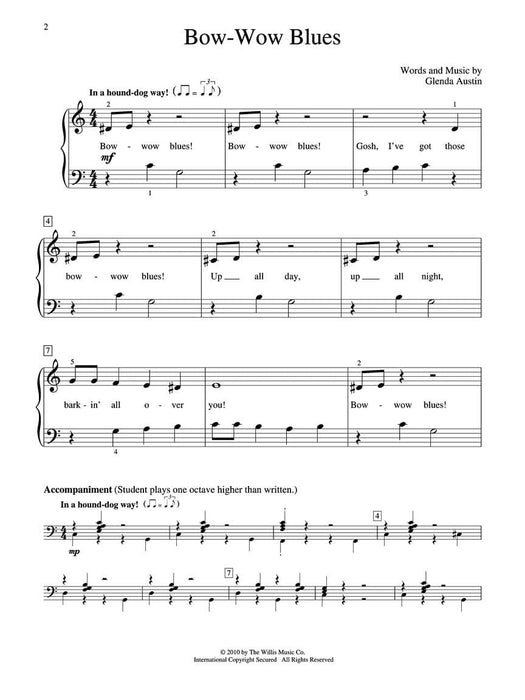 Bow-Wow Blues Early Elementary Level 藍調 | 小雅音樂 Hsiaoya Music