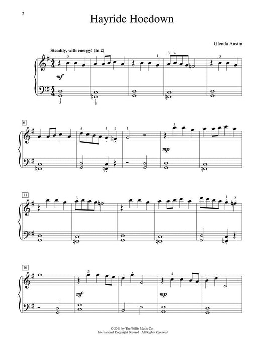 Hayride Hoedown National Federation of Music Clubs 2020-2024 Selection Later Elementary Level | 小雅音樂 Hsiaoya Music