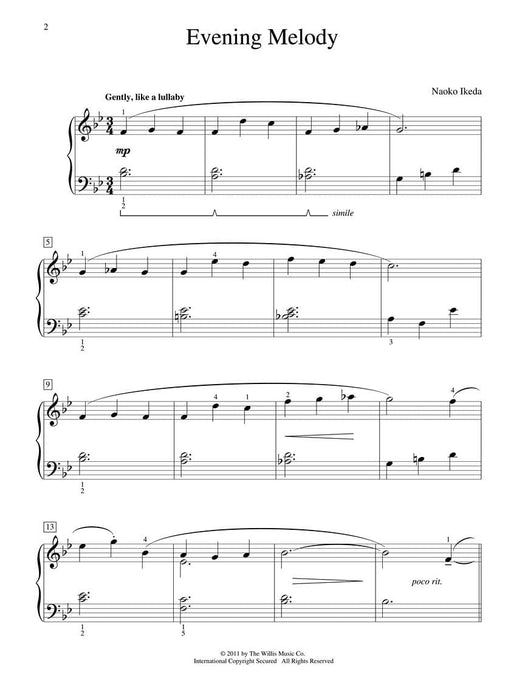 Evening Melody Later Elementary Level 旋律 | 小雅音樂 Hsiaoya Music