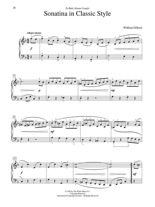 Classic Piano Repertoire - William Gillock National Federation of Music Clubs 2020-2024 Selection 鋼琴 | 小雅音樂 Hsiaoya Music